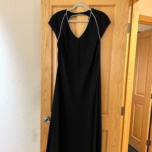 Killer LBD -- black bodycon vintage bias-cut Dress